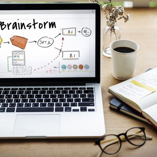 Business branding label chart graphic